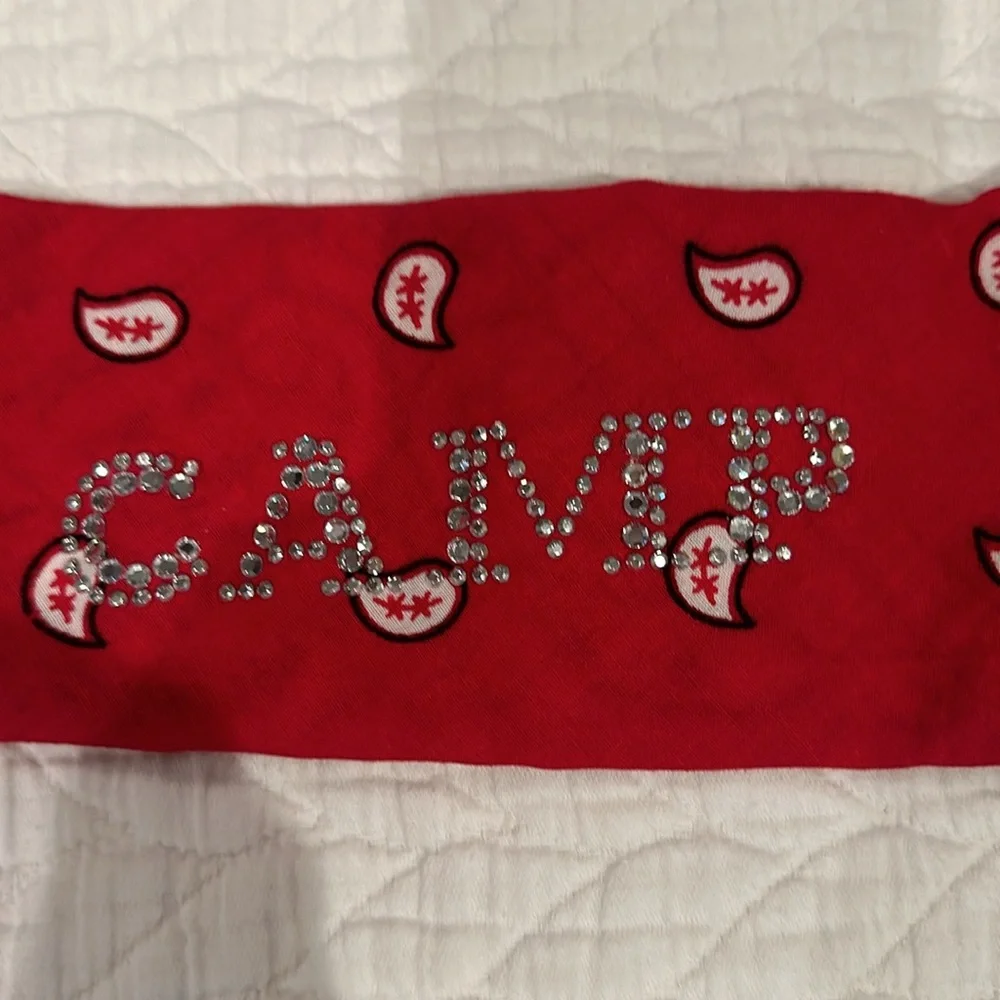 CAMP Rhinestone, Red Bandana - Picture 3 of 5